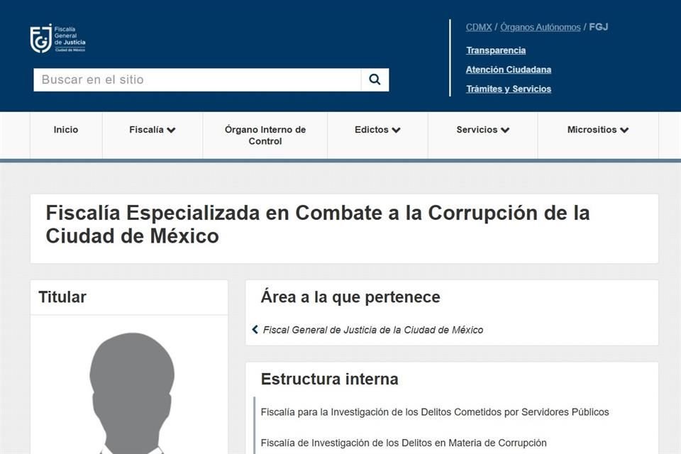 La Fiscalía Anticorrupción fue creada en 2017 y está adscrita a la Fiscalía General de Justicia (FGJ), de la que también depende a nivel financiero.