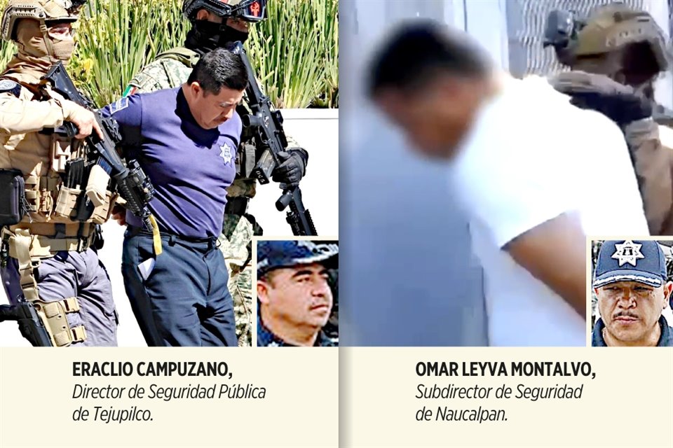 En un megaoperativo, una Alcaldesa, 5 mandos municipales y un director del DIF fueron detenidos en Edomex por presuntos nexos con el crimen.