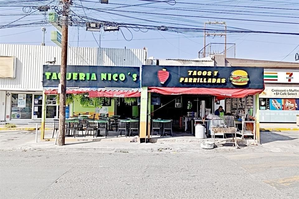 Juan Carlos, cocinero y taquero, y Sandra, mesera, trabajaban en la Taquería Nico's, a dos cuadras de donde residían.