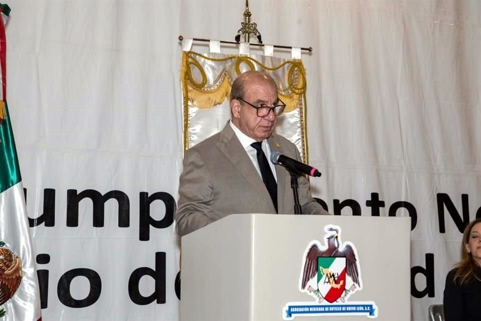 Jesús Nader, presidente de la Asociación Mexicana de Hoteles de Nuevo León.