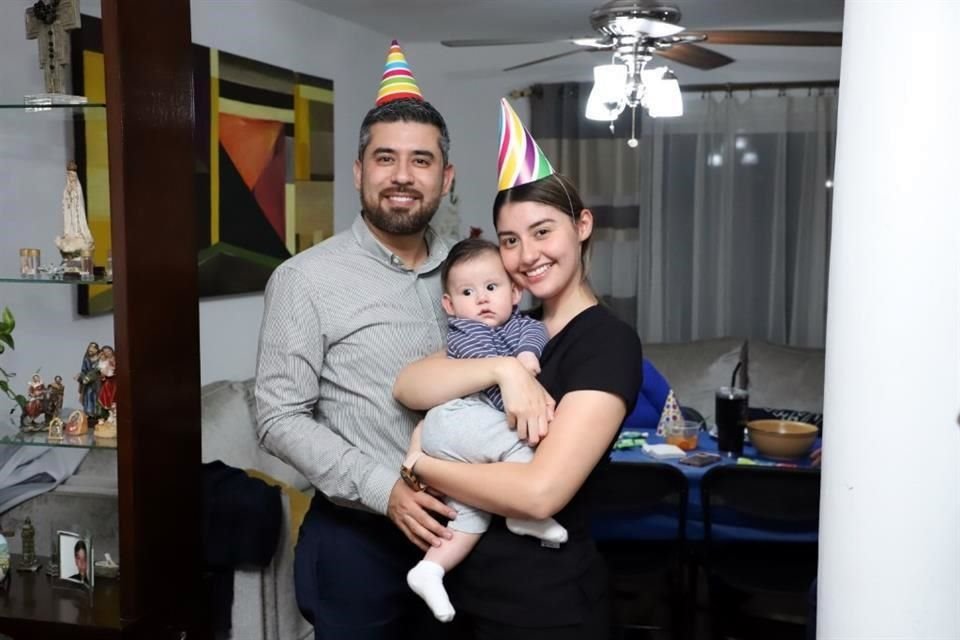 Elías González, Elías André González y Katia Rodríguez