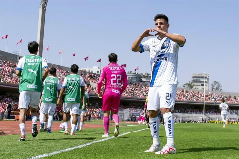 Alfonso González hizo el gol con el que Rayados venció a Pumas en su última visita a CU.