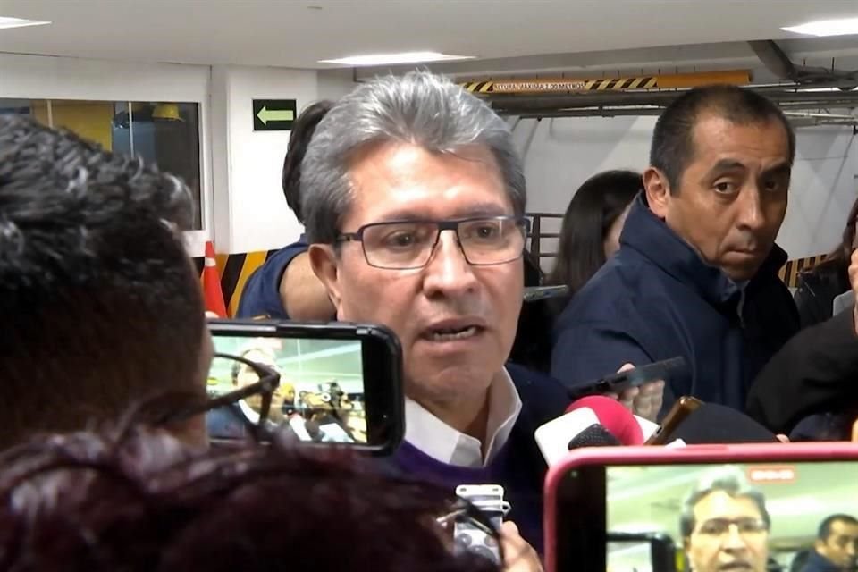 Ricardo Monreal, coordinador de Morena en San Lázaro.