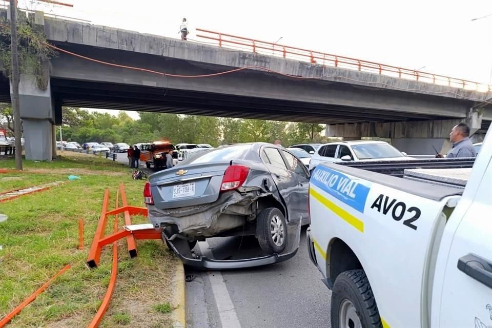 El accidente fue reportado alrededor de las 7:20 horas.