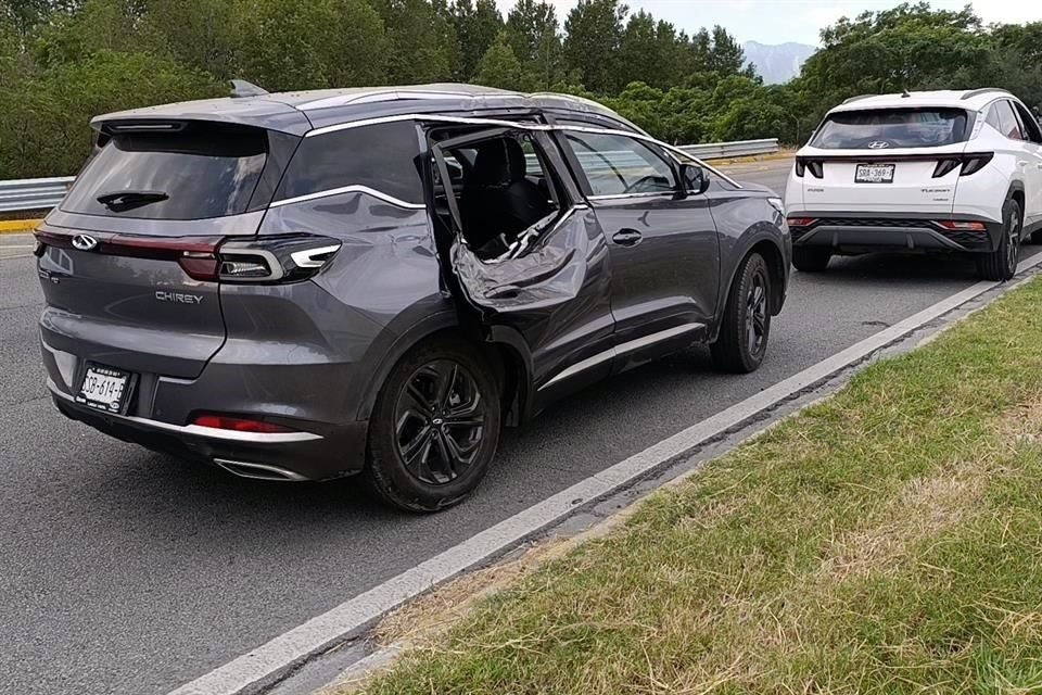El accidente fue reportado alrededor de las 7:20 horas.