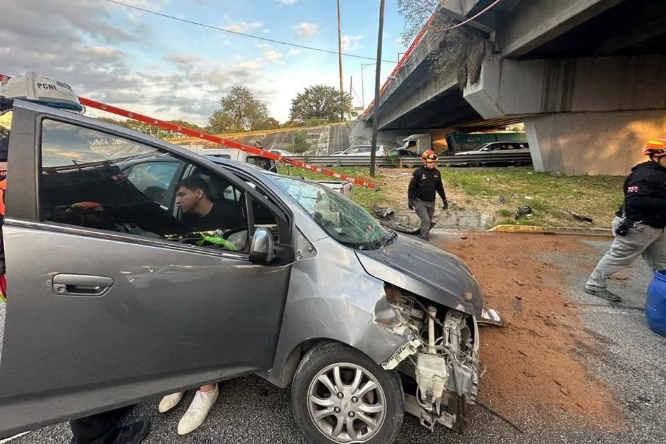 El accidente fue reportado alrededor de las 7:20 horas.