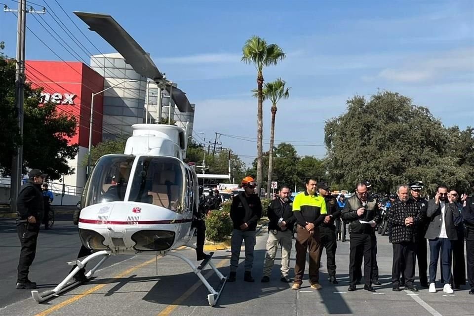 A partir del próximo año, el Municipio de San Pedro dio a conocer que rentará el helicóptero que tenía en préstamo.