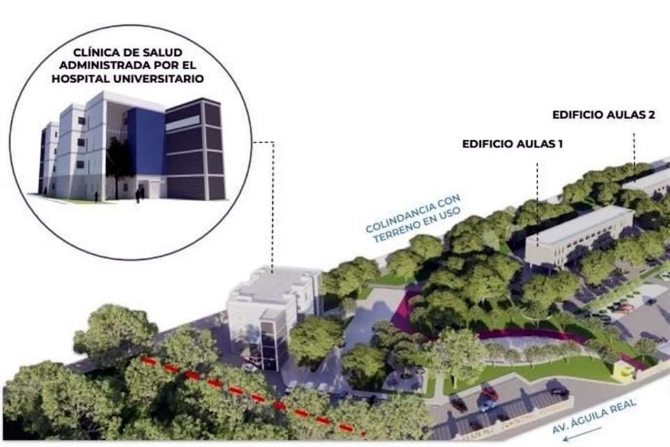 El proyecto incluye la creación de una clínica de salud, una preparatoria y centros de estudios de licenciatura y posgrado.