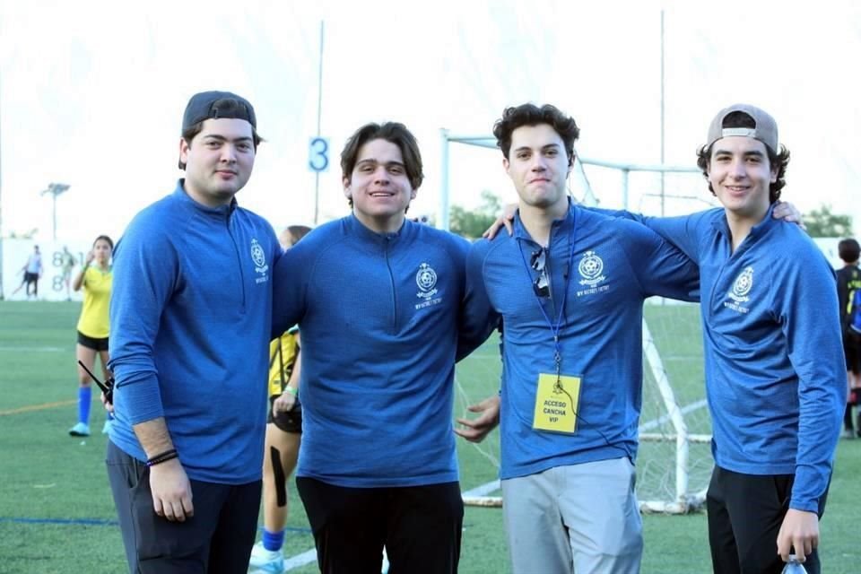 Gabriel Elizondo, Pato Jaime, Feder Lozano y Bernardo Guerra