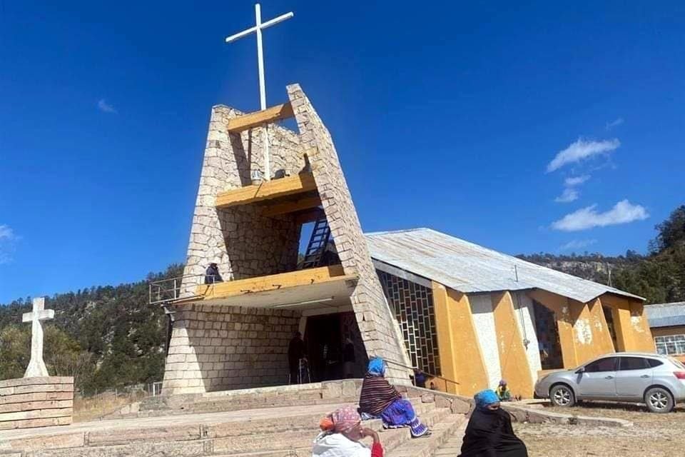 Así lucía la capilla antes del incendio.