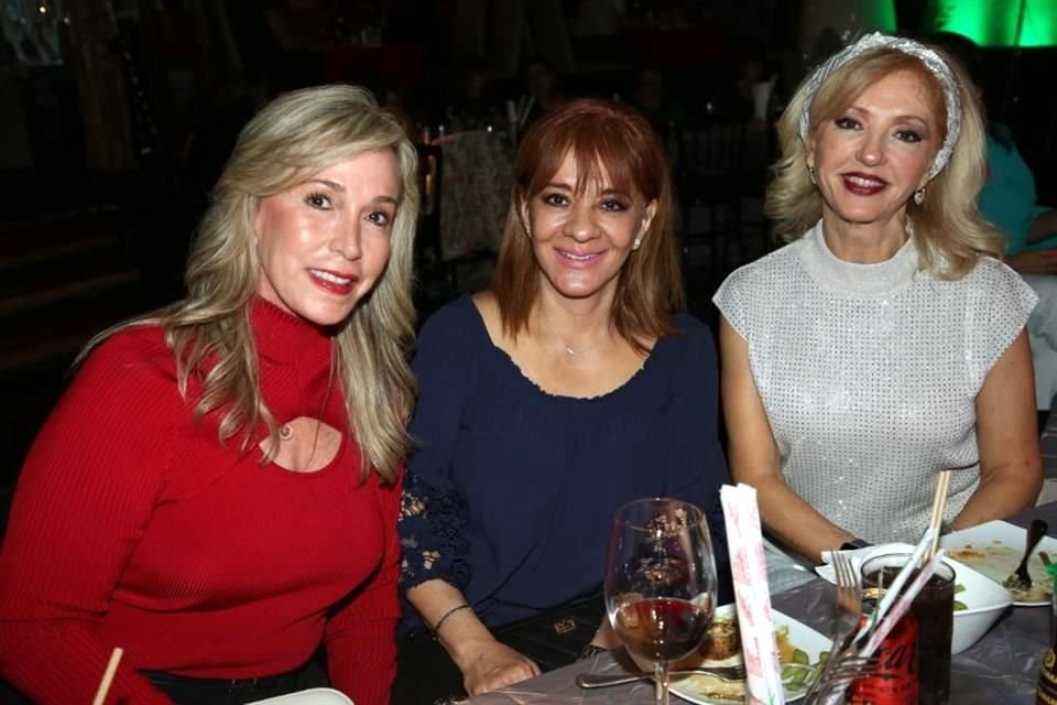 Claudia Guerra, Alma Rangel y Elsa Aguirre