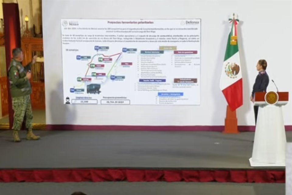 El Gobierno federal destinará 48 mil 744 millones de pesos para construir infraestructura del Tren Maya de carga el próximo año.