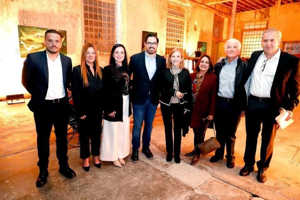 Darío Saldívar, Norma Tamez, Olga Villalón, David de la Peña Marroquín, Myriam Guerra de Fernández, Graciela Reyes, Marcelo Fernández y Ricardo Reyes