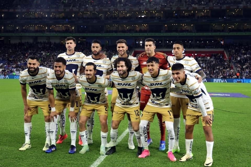 Así salió Pumas al partido.