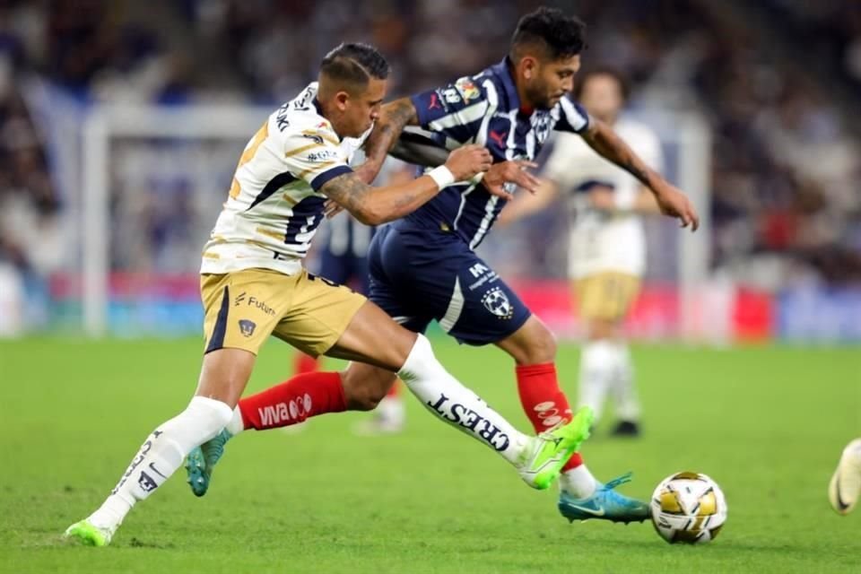 Repasa las acciones del primer tiempo en el Rayados-Pumas.