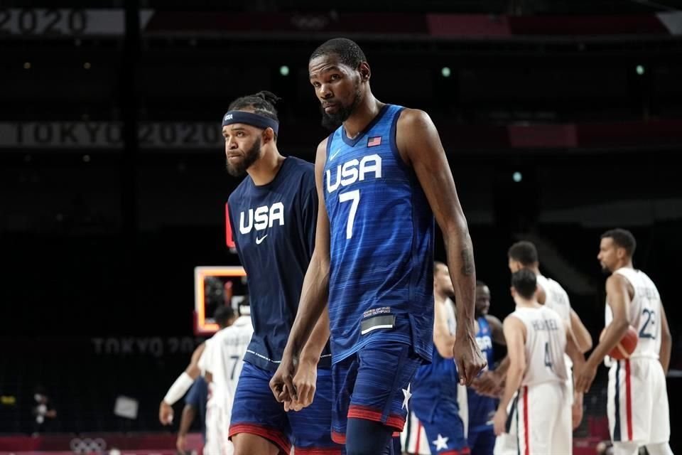 Kevin Durant y compañía se vieron sorprendidos en su debut en Tokio 2020 por los franceses.