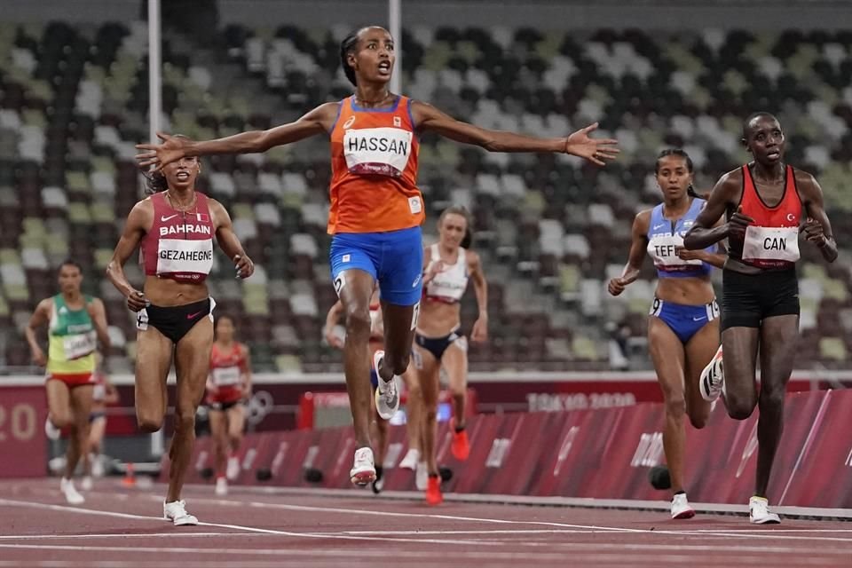 Hassan ganó dos de las tres pruebas de fondo en Tokio 2020.