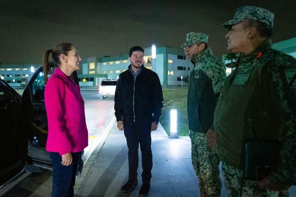 El Gobernador Samuel García recibió a la Presidenta Claudia Sheinbaum.