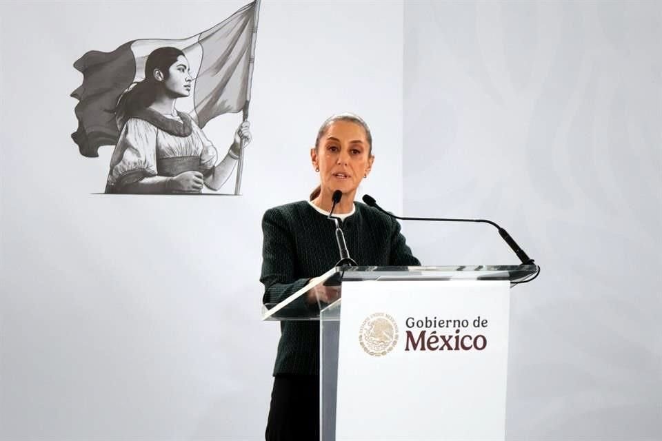 La Presidenta Claudia Sheinbaum.