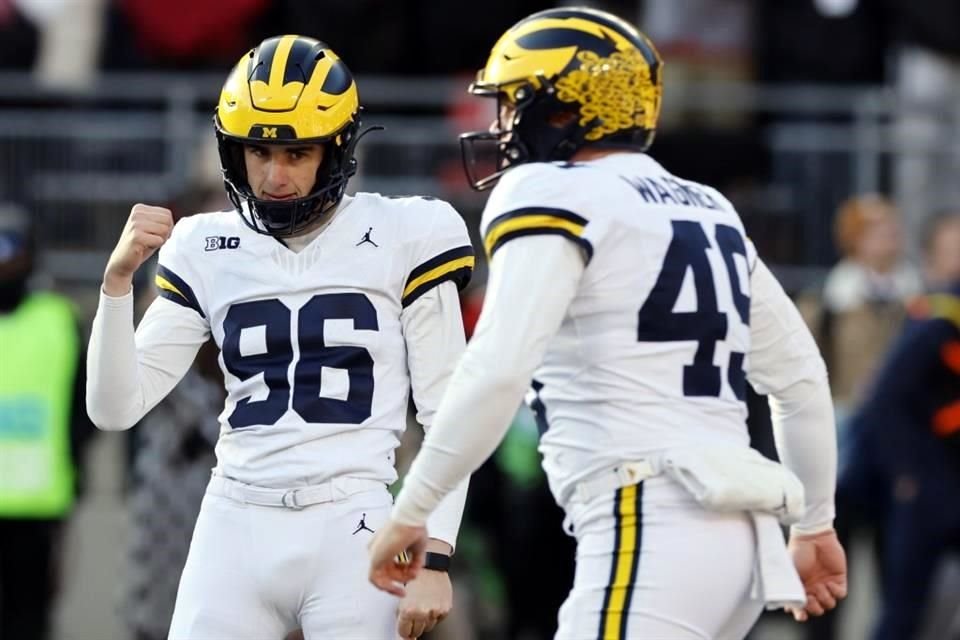 Dominic Zvada le dio el triunfo a Michigan con un gol de campo de 21 yardas en el último cuarto.