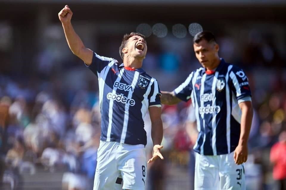 Así celebró Óliver Torres su gol.