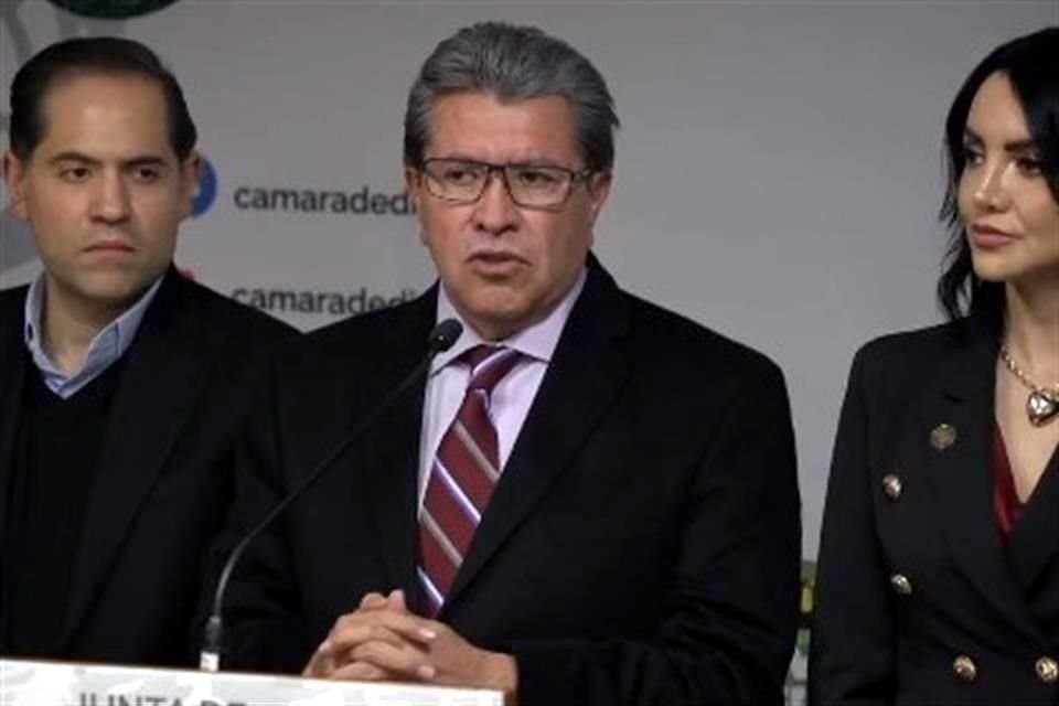 Ricardo Monreal, coordinador de los diputados federales de Morena.