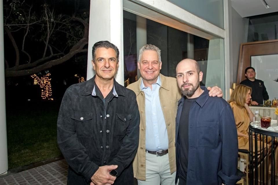 José Luis Ramírez, Beto Santos y Jorge Quiroga.