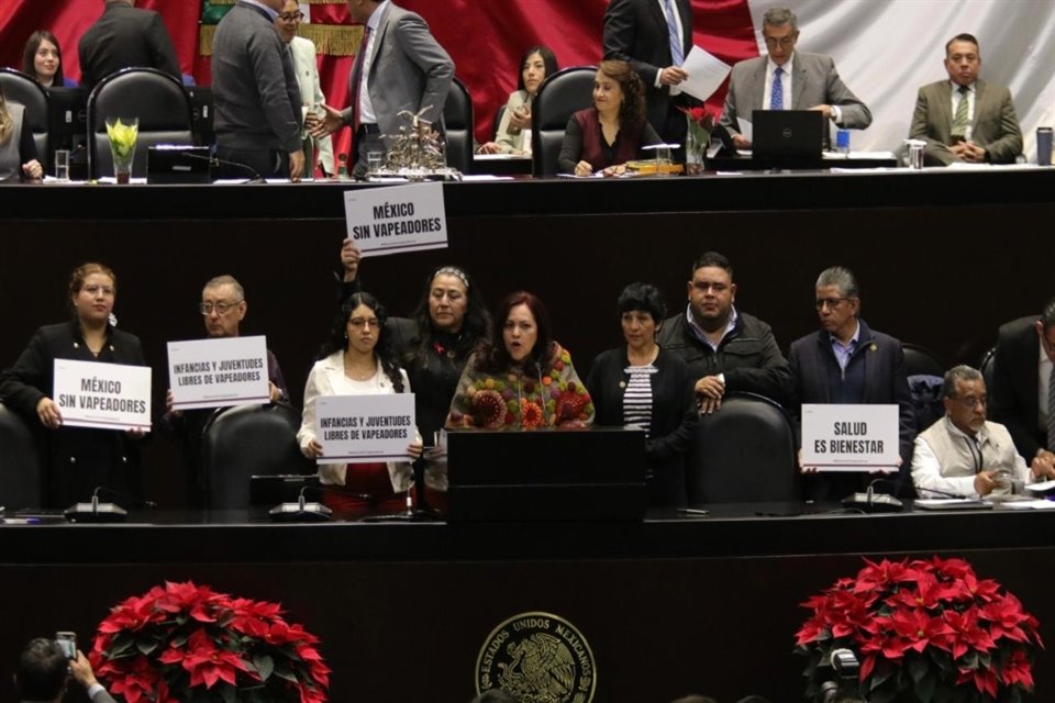 La Cámara de Diputados aprobó aprobó en lo general modificaciones a la Constitución para prohibir vapeadores y el uso ilícito de fentanilo.