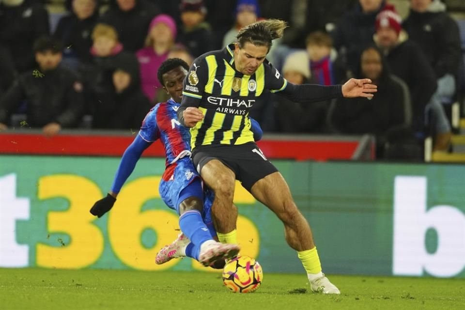 Manchester City sigue dando muestras de fragilidad y este sábado no pudo llevarse los tres puntos de Selhurst Park, tras empatar 2-2 frente al Crystal Palace