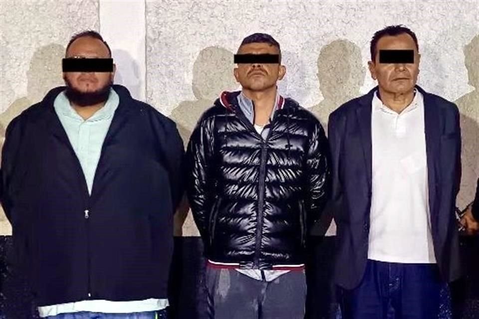 Los detenidos fueron identificados por la autoridad estatal como Arnulfo, de 49 años; Lázaro, de 40, y Pedro, de 45.