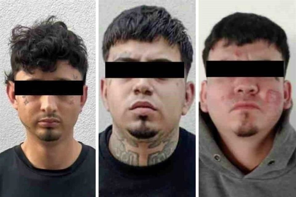 Los detenidos fueron identificados Armando, de 27 años; José Luis y Martín, ambos de 22.