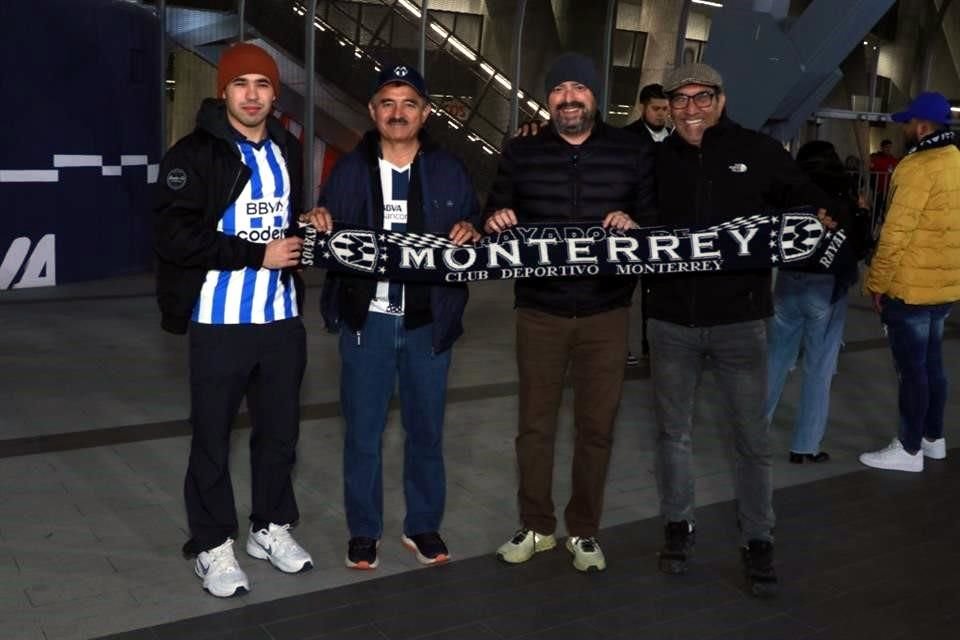 Mariano Garza, Óscar Valero Rodríguez , Enrique Garza y Héctor Garza