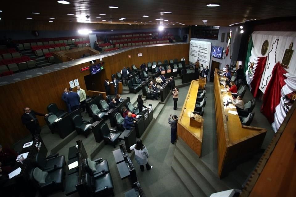 Pleno del Congreso local.