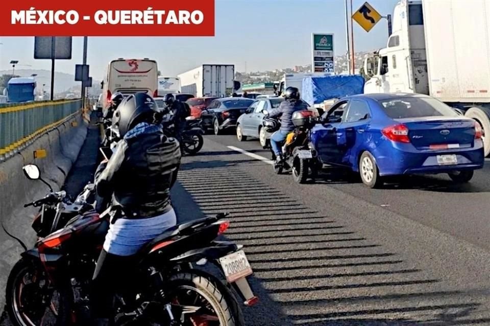 Transportistas y contratistas del Tren Maya bloquearon por más de 4 horas los accesos a la CDMX.