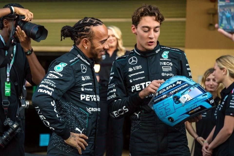 George Russell describió como fue trabajar con su ídolo Lewis Hamilton y ahora le tocará aplicar sus consejos a Kimi Antonelli.