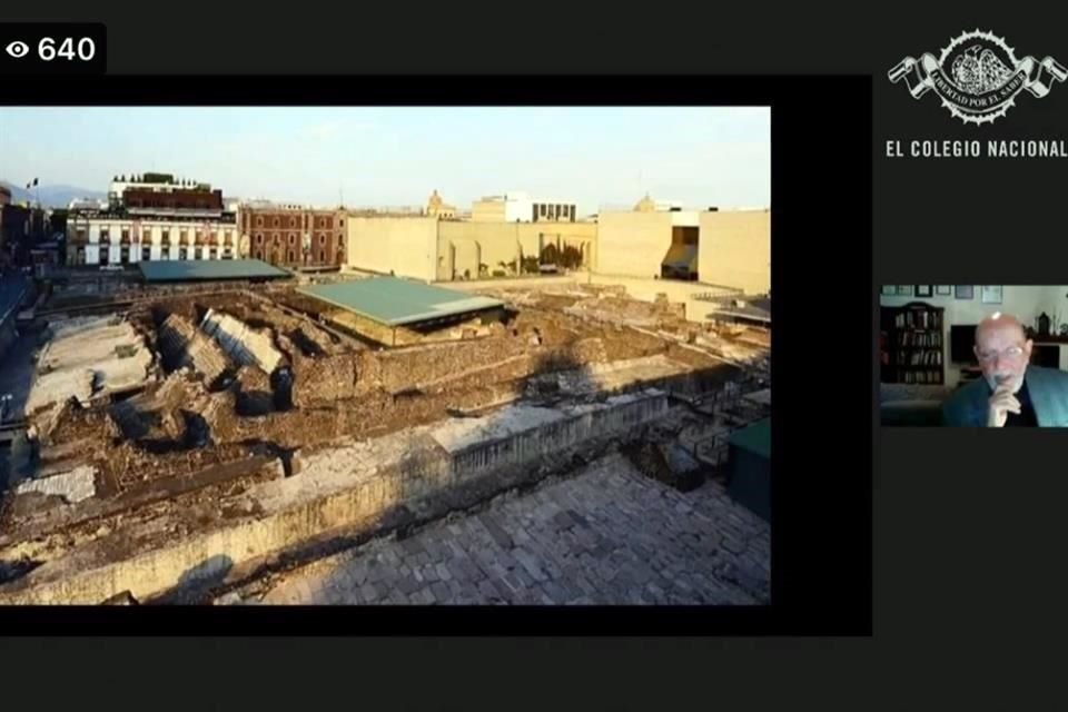 Matos Moctezuma fundó el Proyecto del Templo Mayor hace 43 años. 'Si puse un granito, ellos (sus sucesores) han puesto montañas', dijo.