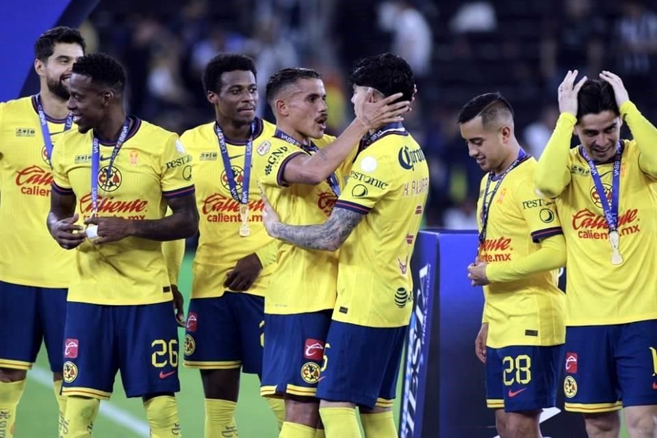 Imágenes del festejo del tricampeón América.