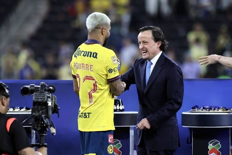 Imágenes del festejo del tricampeón América.