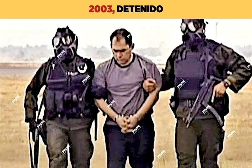 Cárdenas Guillén fue arrestado en 2003 tras un operativo.