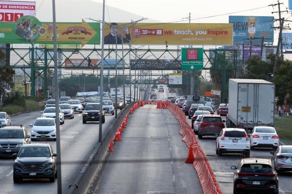  Los cierres viales se mantendrán los siguientes meses por los trabajos de cimentación y construcción del viaducto elevado.