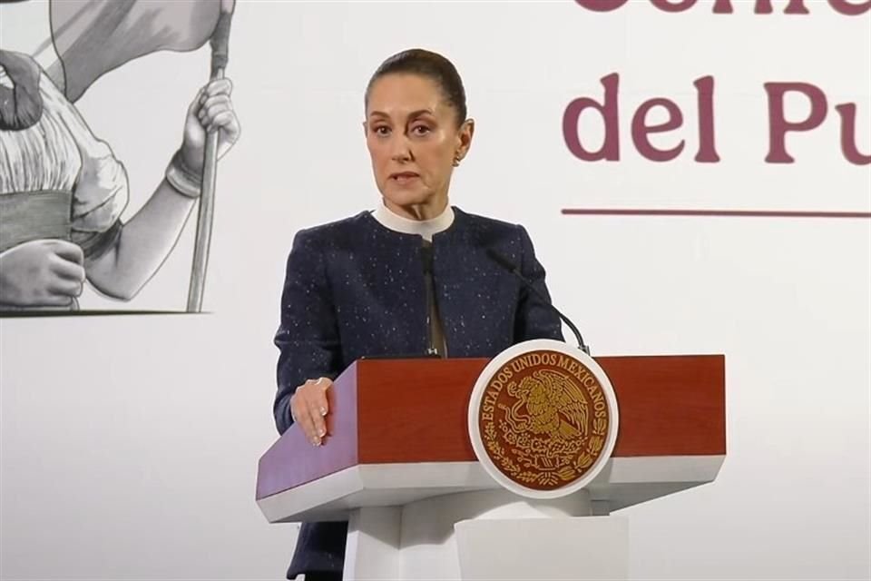 Claudia Sheinbaum, Presidenta de México.