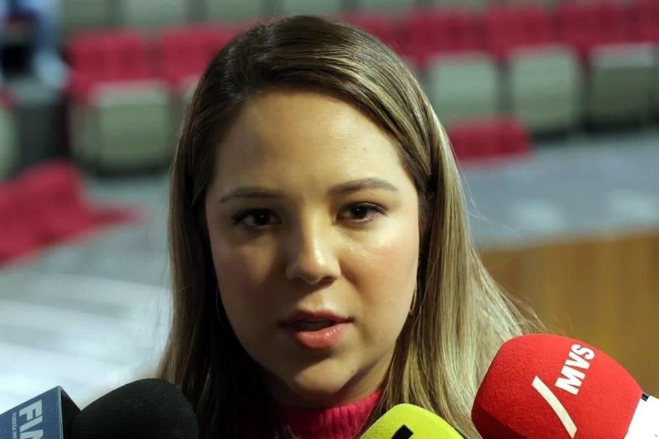 Coordinadora de la fracción del PVEM, Claudia Chapa.