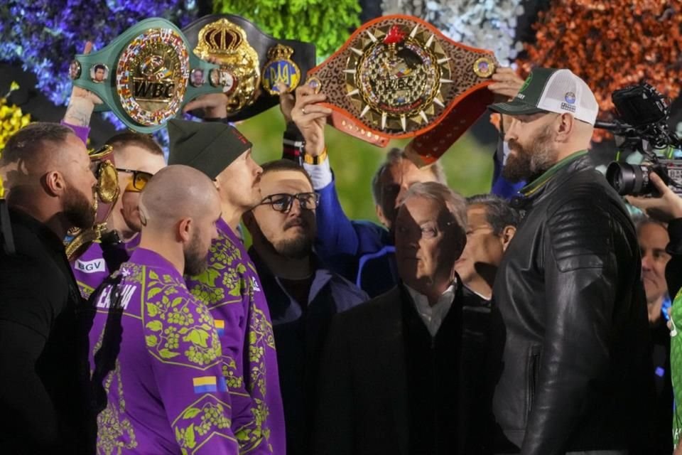 Será una pelea de mucho peso, principalmente para Tyson Fury, quien subirá al ring con casi 25 kilogramos más que el campeón Oleksandr Usyk.