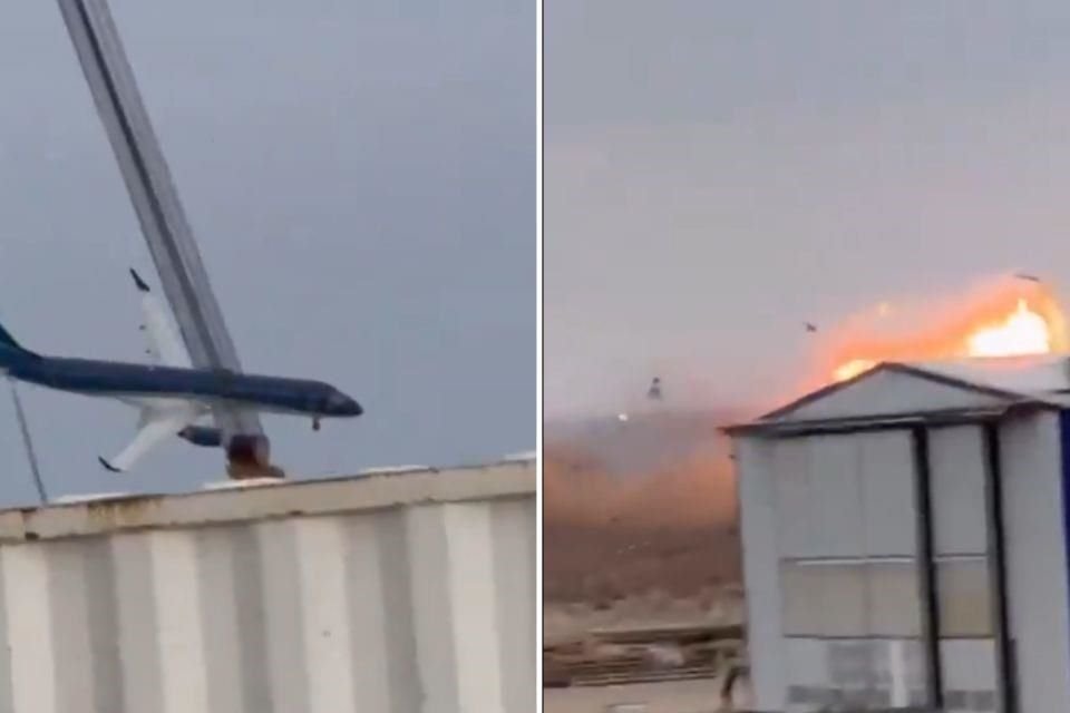 Un avión que viajaba con más de 60 personas que pertenece a la aerolínea Azerbaiyán, se estrelló en la ciudad de Kazajstán.