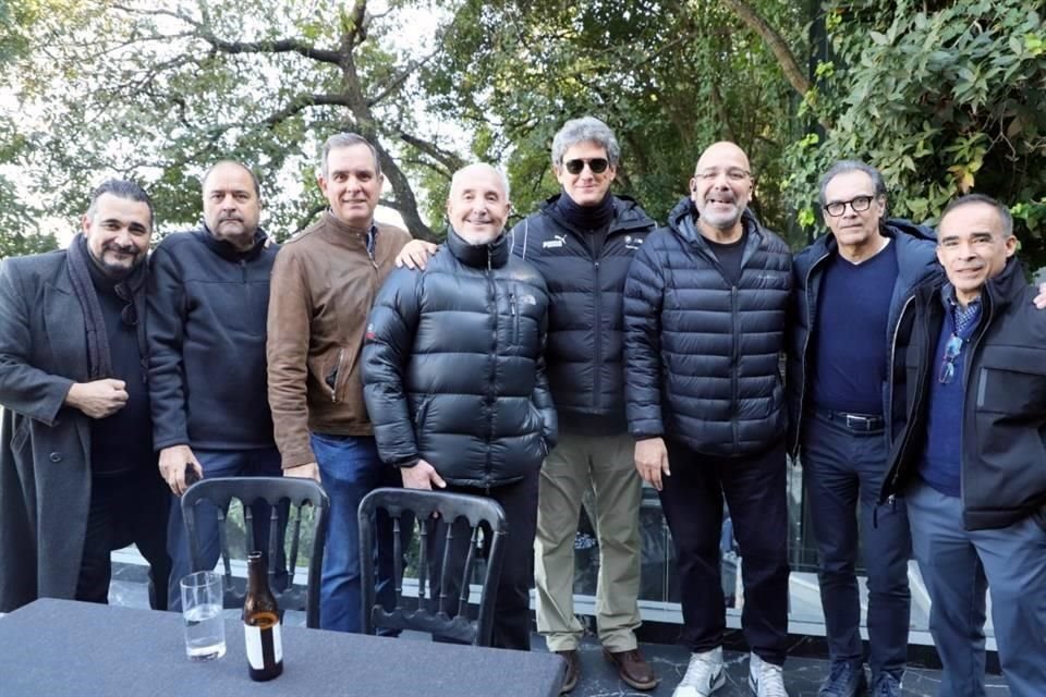 Abraham Góngora, Jorge Cruz, Jesús Dillon, Guillermo Pérez Salinas, Alberto Sojo, Marcial Herrera, Juan Orozco y Arturo González