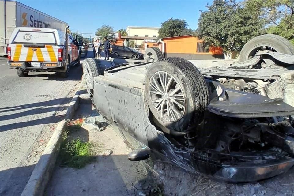 El accidente se reportó en la Avenida Ruiz Cortines, en la Colonia Nueva Mixcoac.