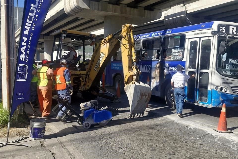 El programa de mejora de calles y avenidas inició en la Avenida Sendero Norte.