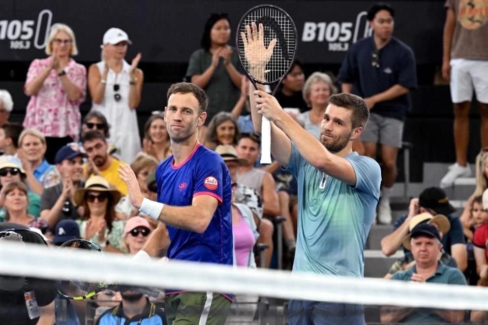 Michael Venus y Nikola Mektic supieron contrarrestar los poderosos servicios de sus contrincantes y se llevaron la derrota.