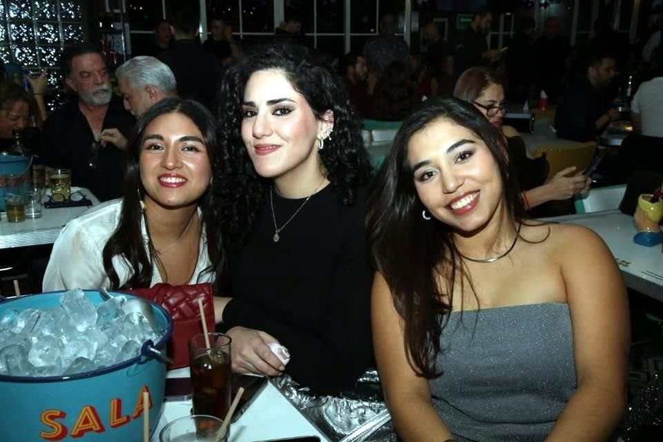 Andrea Madero, Melina Gómez y Paulina Vázquez Mellado