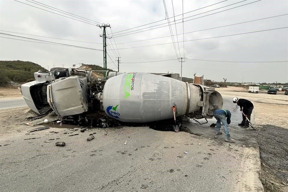 El accidente ocurrió alrededor de las 11:00 horas.